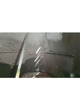 分离器壁结盐块